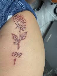 Red Rose Tattoo 1999 In 2021 Red Ink Tattoos Red Tattoos Tattoos