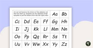 56 pieces alphabet and number bulletin board set manuscript bulletin board cards educational preschool cards eucalyptus colors shapes early childhood education posters for kids classroom decoration. Alphabet Order Activity Teach Starter