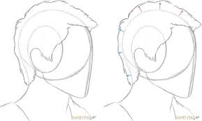 No two hairs (or hairstyles) are the same. Guy Hair Drawing Side View