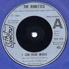 This version spent one week on the billboard pop chart at number 100. I Can Hear Music Wikipedia