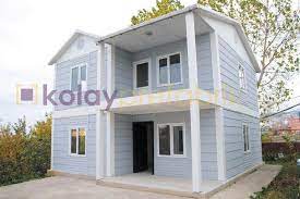 İmalat minimum kar yükü 80 kg/m², minimum rüzgar hızı. 120 M2 Iki Katli Prefabrik Ev 4 1 Kolay Prefabrik
