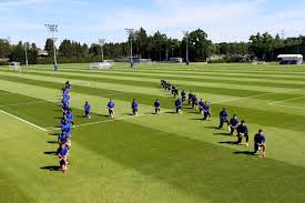 Chelsea football football soccer football players. Chelsea Fc On Twitter Before Training At Cobham This Morning The Chelsea Players And Coaching Staff Formed The Letter H For Humans And Knelt In A Show Of Support For The Blacklivesmatter