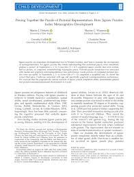 The key is to find. Pdf Piecing Together The Puzzle Of Pictorial Representation How Jigsaw Puzzles Index Metacognitive Development