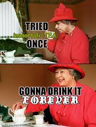 Allow 'badger badger badger' to take you back to a more innocent time. British Tea Time Intensifies Meme