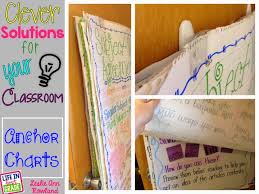 Life In First Grade How To Store Anchor Charts