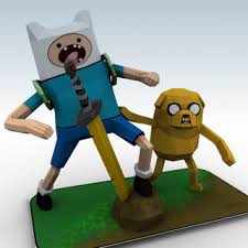 Papermau Adventure Time Finn And Jake Paper Toys By X3darts Paper Toys Adventure Time Paper Toys Template