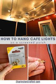 We show you how to hang patio lights without nails! How To Hang Outdoor String Lights