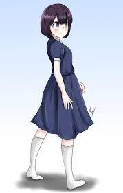 Komi Akira in Blue Dress : r/Komi_san