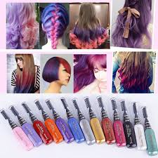 Colorme hair mascara color, cool blue. Mascara Hair Color Chalk Design Crayons Temporary Pink White Grey Purple Blue Hair Dye With Comb 12 Colors Easy To Use Diy Hair Hair Color Aliexpress