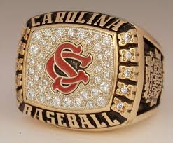 Step into the ring and represent your school. 2003 South Carolina Gamecocks College World Series Championship 10k Gold Ring