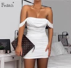 Maxi dresses go with the flow. Feditch White Mesh Bodycon Dress Sexy Summer Women Backless Dinner Party Mini Dresses Slash Neck Elegant Nightclub Sexy Dress Dresses Aliexpress