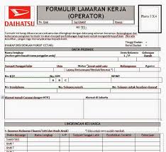 Astra daihatsu motor (adm) merupakan salah satu perusahaan yang bergerak dibidang otomotif di indonesia. Formulir Online Pt Astra Daihatsu Motor Rekrutmen Besar Besaran Pt Astra Daihatsu Motor April 2019 Rekrutmen Lowongan Kerja Bulan Januari 2021 Homecare Elkgrove