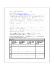 Biology worksheets and online activities. Osmosis Virtual Lab Answer Key Eggselent Experiment