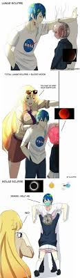 Best Eclipse Representation I Ve Seen Anime Funny Cute Comics Anime Memes