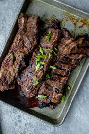 Normal beef ribs that are commonly called short ribs are sold with the bones intact and usually with 3 bones in them, running the full length of the ribs of around 8 in length. Korean Bbq Short Rib Kalbi Bowls So Much Food