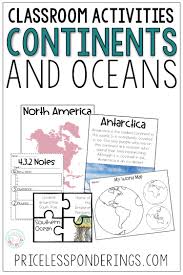 Do You Need Geography Lesson Plans For 2nd Grade These Continents And Oceans Print Continents And Oceans Ocean Activities Interactive Notebooks Social Studies