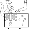 Aussie christmas tree colouring page. 1