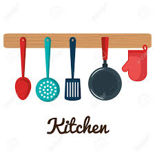 Compare prices & save money on cutlery. Colorful Kitchen Utensils Over White Background Vector Illustration Royalty Free Cliparts Vectors And Stock Illustration Image 82268295