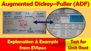 Te gmente ie er test against. Augmented Dickey Fuller Adf Test For Unit Root Explanation Example From Eviews Youtube