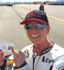Facebook Executive and 12-Time Motorcycle Speed Record Holder Erin Sills  Races to 219.3 MPH
