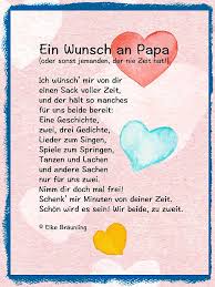 Ein Wunsch An Papa Elkes Kindergeschichten Vatertag Spruche Geschichten Fur Kinder Vatertag