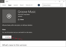How To Reinstall Groove Music App In Windows 10