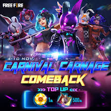 See actions taken by the people who manage and post content. The Carnival Carnage Incubator Has Made Garena Free Fire Facebook