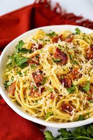 Pasta Carbonara Easy Carbonara Recipe Classic Pasta Recipe Bacon Recipes