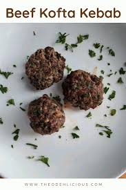 Jordanian Beef Kofta Kebab Recipe The Odehlicious Recipe Beef Kofta Kebab Recipe Recipes Kofta Kebab Recipe