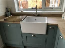 They are the most popular of the two sink types mainly because of their depth and overflow. Raised Draining Board For A Belfast Butler Sink Drainer Medium Finish Ebay