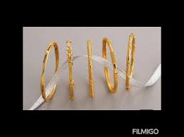 Solid gold is the most expensive and the highest in quality and purity. 10 Gram Gold Bangle New Design Youtube