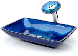 Allyssa ceramic bathroom storage container. Casa Padrino Designer Washbasin Set Blue 55 X 35 X H 30 Cm Single Lever Faucet With Rectangular Glass Washbasin Luxury Bathroom Accessories