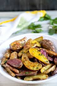 Roasted Fingerling Potatoes Recipe Lemon Blossoms Fingerling color and shape are a welcome visual addition to any dish. roasted fingerling potatoes recipe