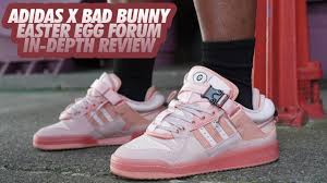 Alles über den bad bunny adidas forum 84 low erfahrt ihr wie gewohnt in diesem beitrag. Bad Bunny X Adidas Forum Easter Egg Shoe Review Youtube