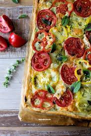 Tarte Mit Tomaten Ricotta Basilikum Creme Rezept Rezepte Kochrezepte Vegetarisch Kochen