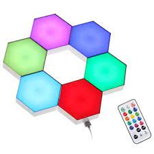 Great savings & free delivery / collection on many items. Buy Zillywood 6 Inch Hexagon Lights Colorful Rgb Wall Lights For Gaming Rooms Wall Panels For Bedroom Cool Led Hexagon Lights With 13 Colors And 3 Settings Rgb Wall Decor 6 Pack