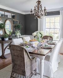 4.7 out of 5 stars 440. Dining Room With Dark Gray Walls Farmhouse Dining Rooms Decor Farmhouse Dining Room Eclectic Dining Room