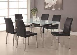 Discover unending possibilities with favorable frosted glass top dining table at alibaba.com. Frosted Glass Top Chrome Base Modern 7pc Dining Set