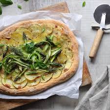 Zara Home S Instagram Profile Post Zarahomerecipes Potato Pizza Green Asparagus And Rosemary Although Most Pizzas Are Made With Tomatoes The O Zara Home