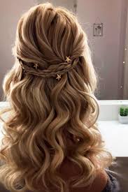 If you're after an updo, a half bun or low bun are cute, neat styles that don't put too much pressure on your scalp or take forever in the. Nice Holiday Half Up Hairstyles For Long Hair Lovehairstyles Com