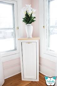 The easiest method is to open the cardboard box that the vanity came in and lay it flat on a work surface. How To Make A Diy Tilt Out Trash Can A Butterfly House