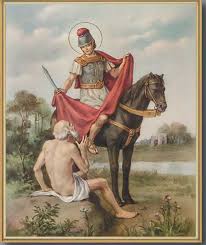 3.5 inch san martin caballero statue estatua st. St Martin Caballero Gold Framed Print