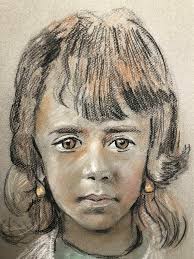 Original 1977 Barry Giles Pastel