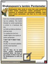The Renaissance Period Facts Information Worksheets