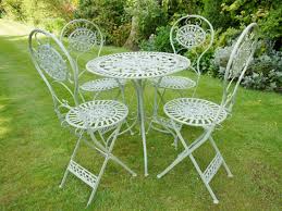 Round bistro breakfast table and 4 chairs dining set rattan wicker glass metal. Steel And Cast Iron Bristo Set In Green Somerset Reclamation Radstock Bath Wells South West Home Living