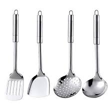 Check spelling or type a new query. Stainless Steel Kitchen Utensil Set 4 Cooking Utensils Kitchen Utensils Cookware Set Kitchen Gadgets Soup Ladle Slotted Spoon Spatula Slotted Turner Best Kitchentool Set Gift Pricepulse