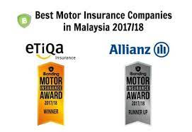 Compare and get the best coverage for your car from various insurance provider at an affordable price! Motor Insurance Award 2017 2018 Best Car Insurance Malaysia Ibanding