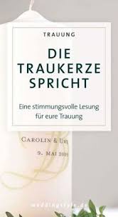Wir haben für sie einige passende lesungen zur taufe aus der bibel. Die Hochzeitskerze Spricht Lesung Fur Die Trauung Kerze Hochzeit Hochzeitskerze Furbitten Hochzeit