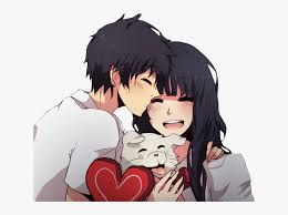 These animated pictures were created using the blingee free online photo editor. Transparent Anime Love Png Cute Anime Couples Love Png Download Transparent Png Image Pngitem