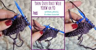 How to knit yarn over (yo) increase. Yarn Over Knit Wise Yokw Or Yo So Simple To Do Jessie At Home
